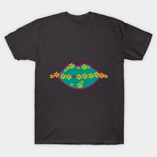 flowers on the lips T-Shirt